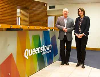 Queenstowns-new-logo-lights-up